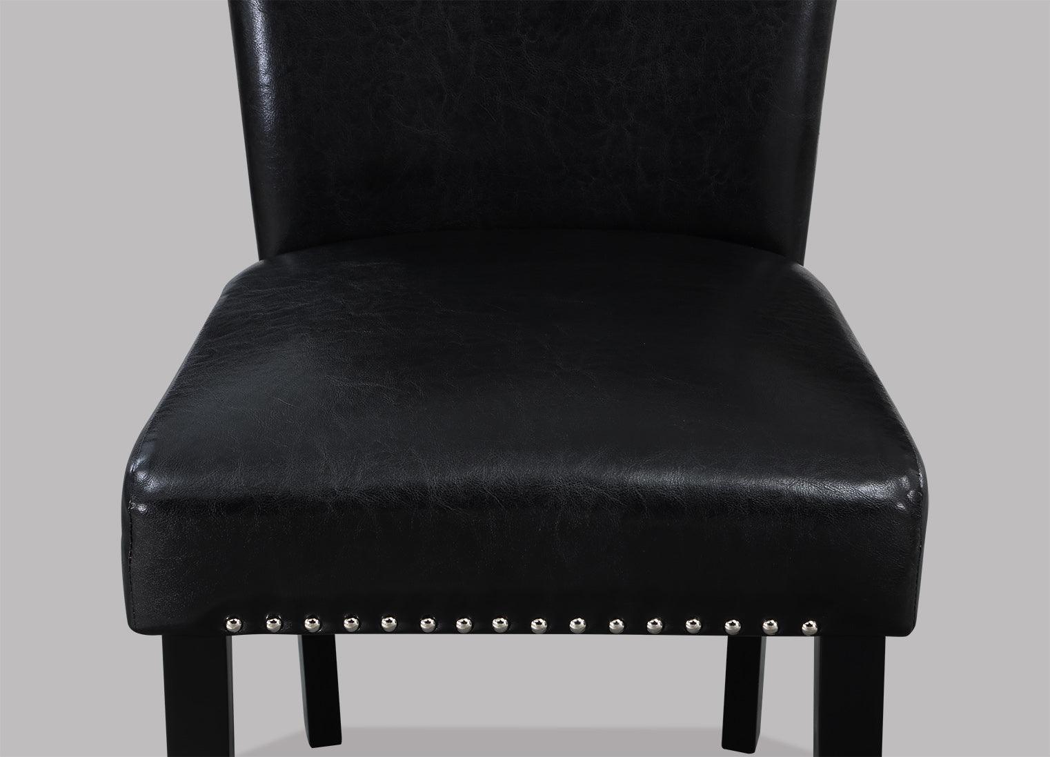 Tanner White Black Faux Marble Dining Room Set - Image 3