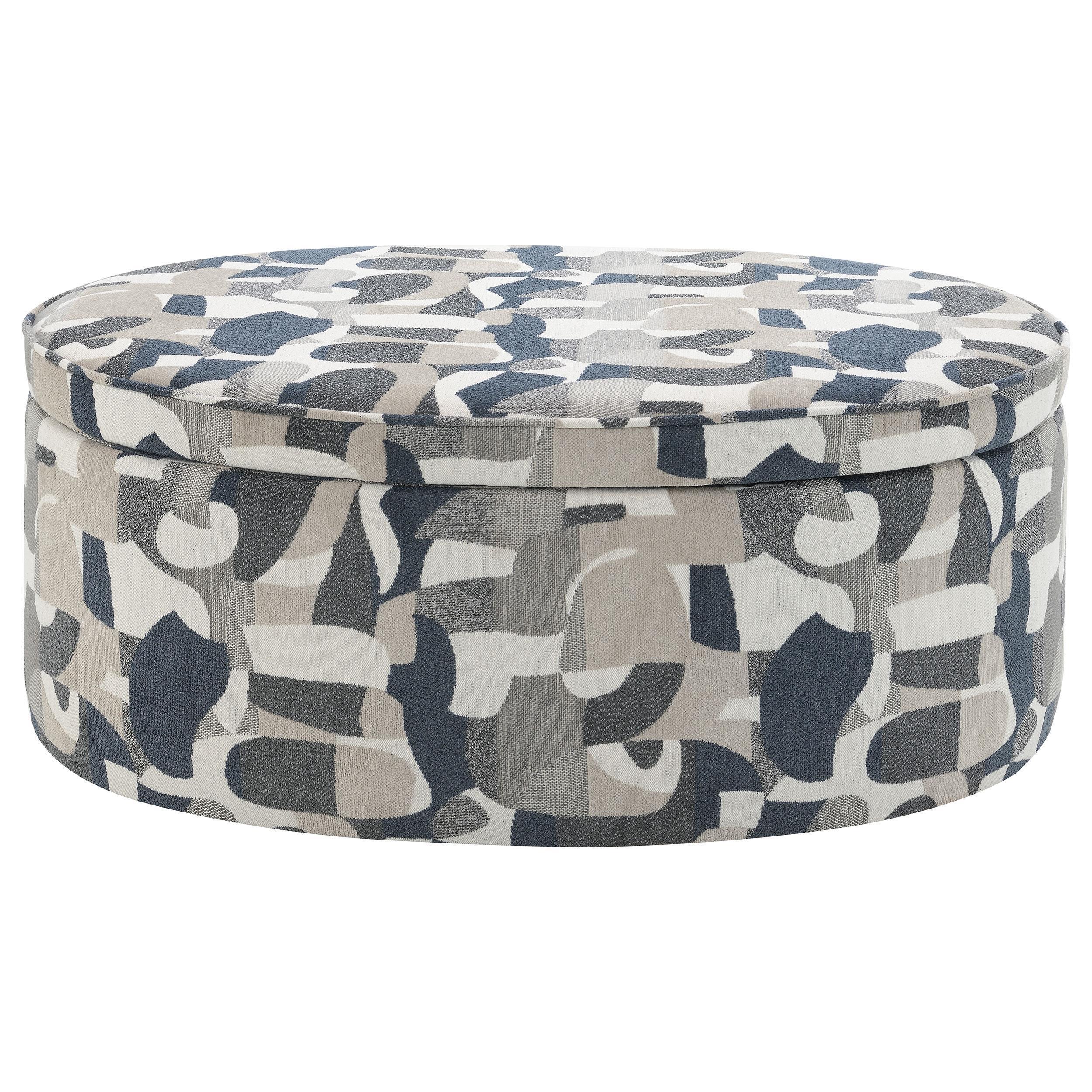 Rima Multi Color Ottoman - Image 3
