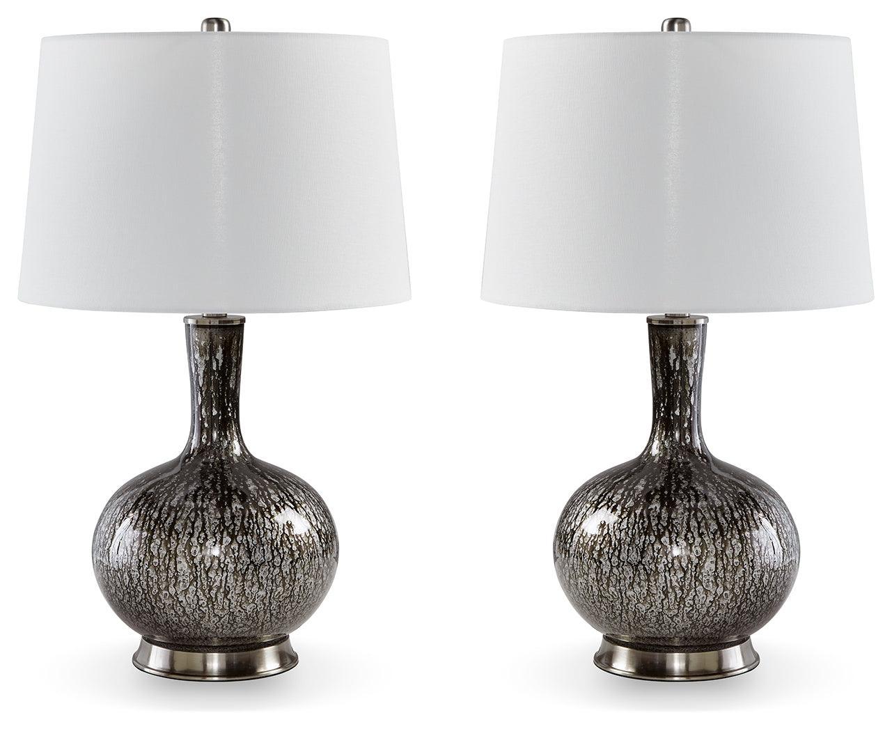 Tenslow Antique Black 2-Piece Table Lamp Set - Image 3