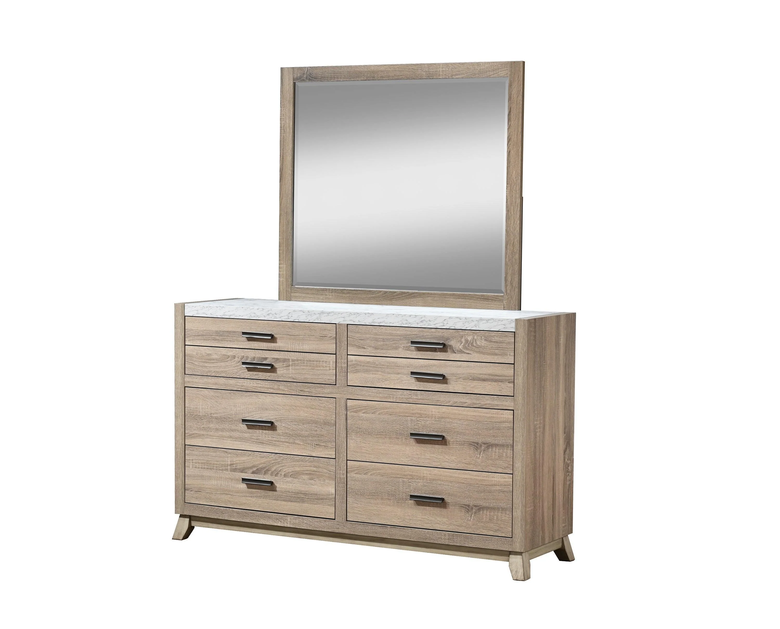 Tilston Brown 2 Drawers Nightstand - Image 2