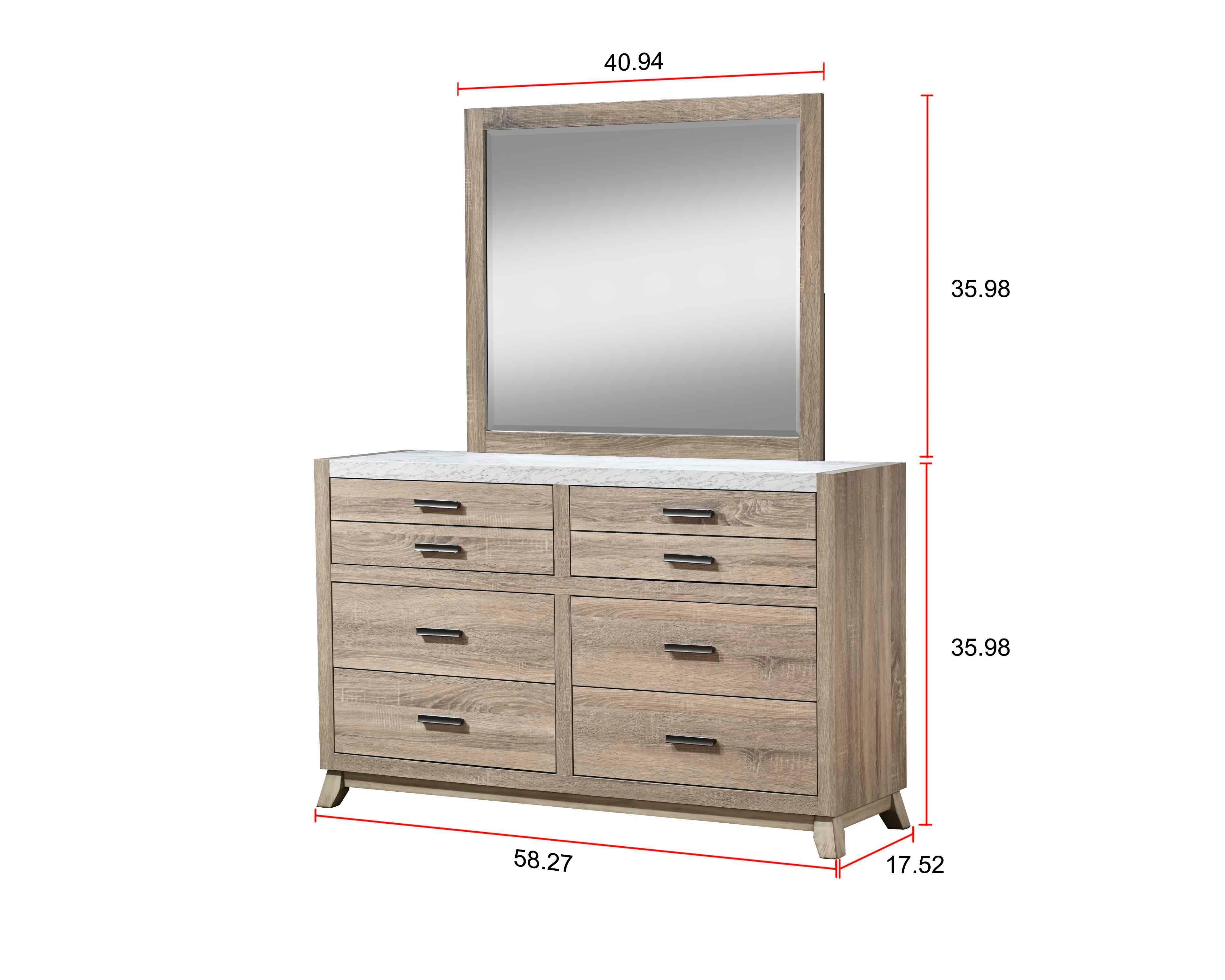 Tilston Brown 2 Drawers Nightstand - Image 3