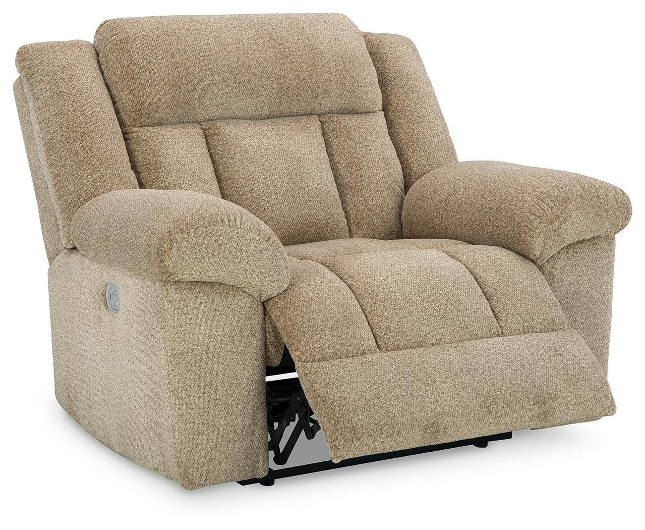 Tip-off Wheat Chenille Power Recliner - Image 3