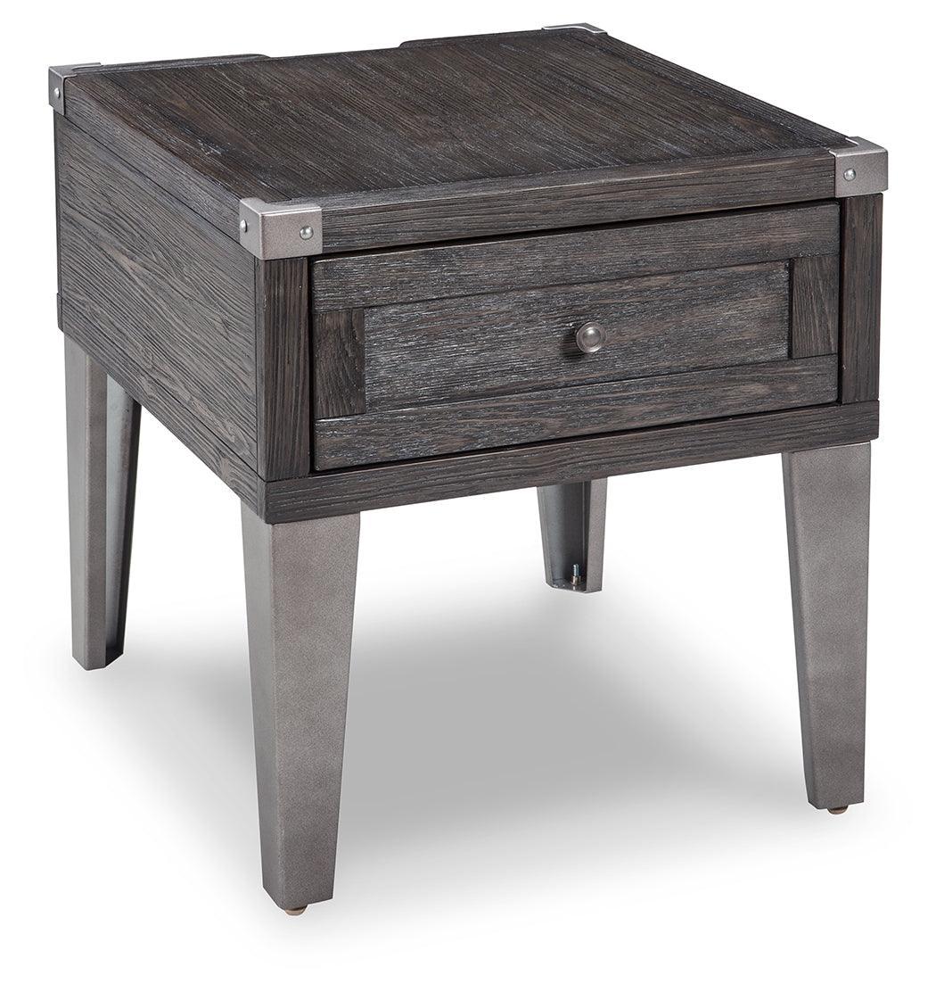 Todoe Dark Gray 2 End Tables - Image 3