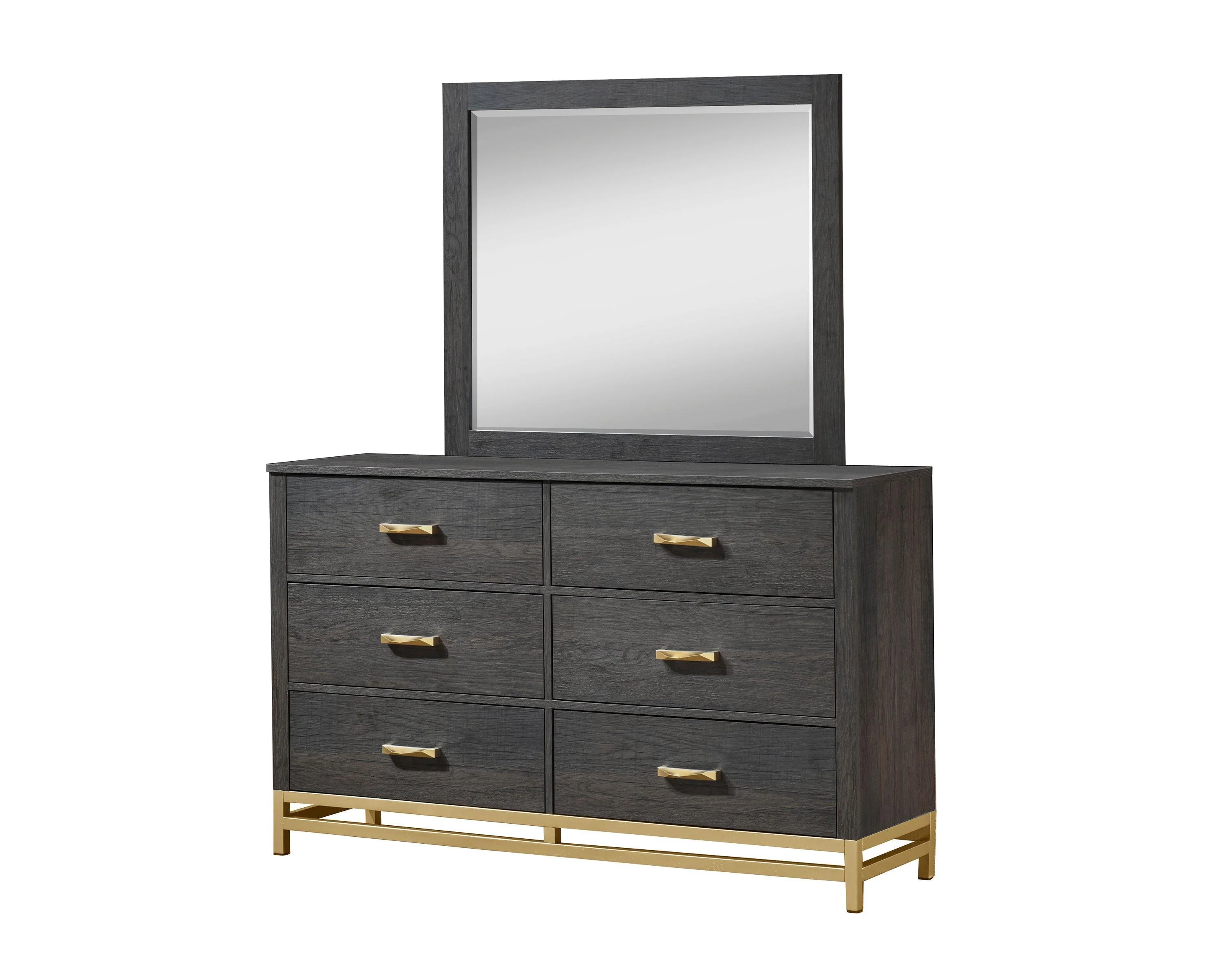 Trevor Dark Brown 2 Drawers Nightstand - Image 2