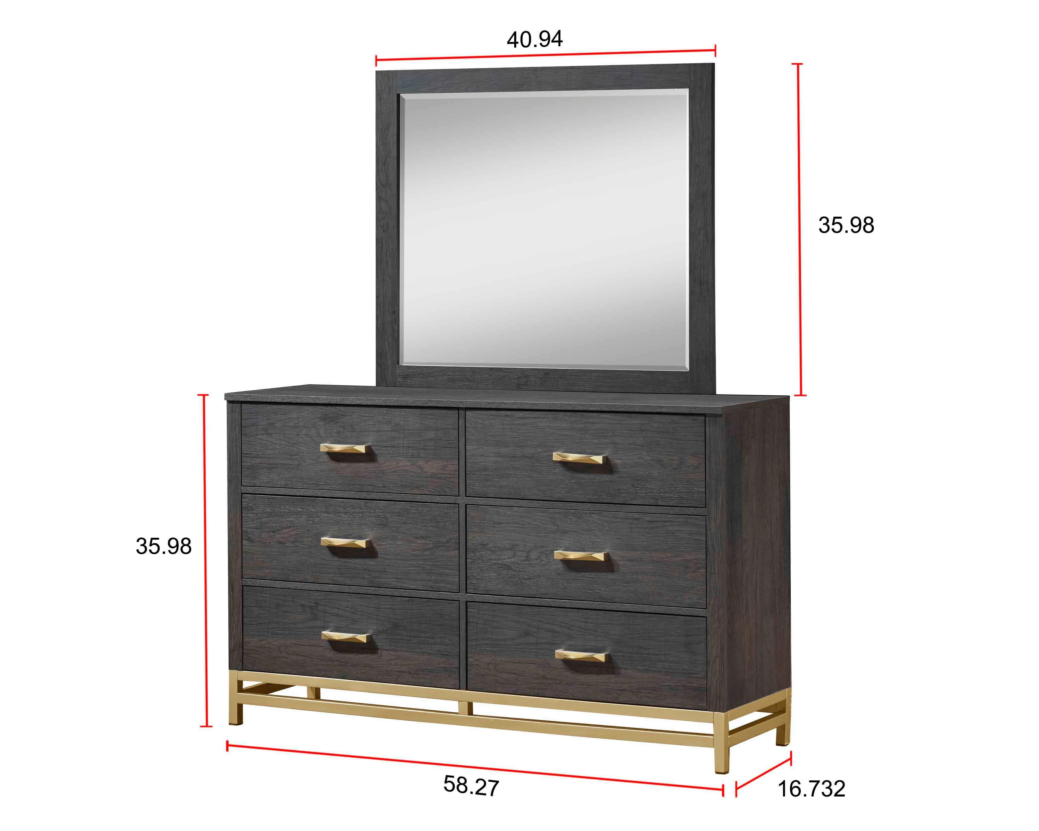 Trevor Dark Brown 2 Drawers Nightstand - Image 3