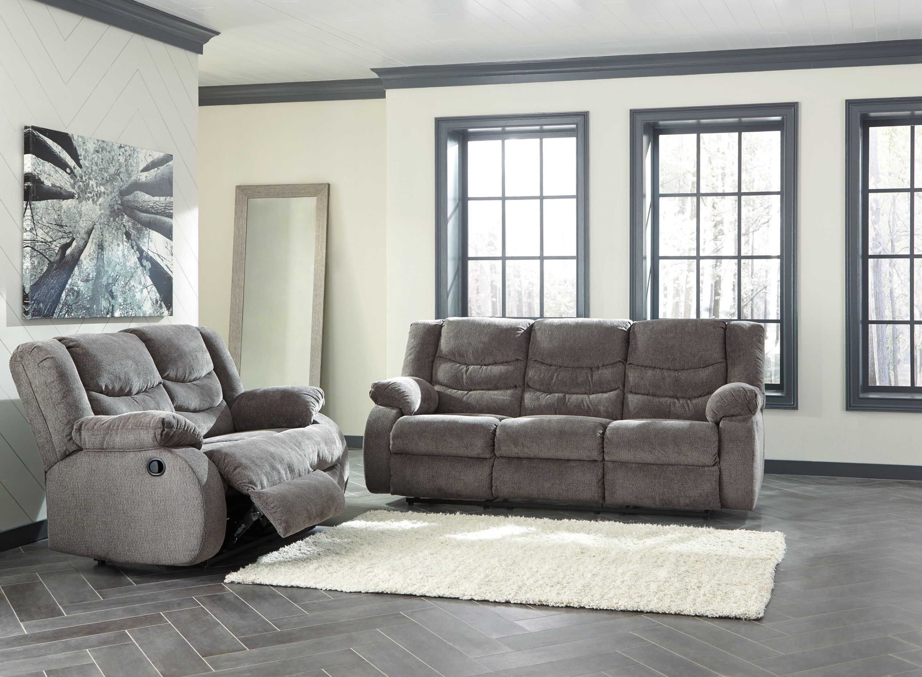 Tulen Gray Sofa And Loveseat - Image 2