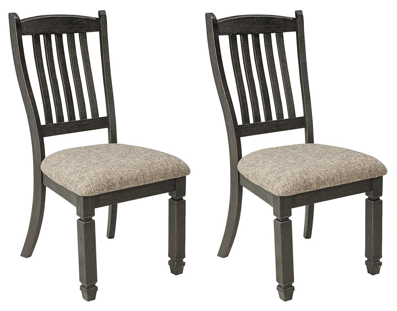 Tyler Black Grayish Brown Creek 2-Piece Dining Room Chair - Image 1