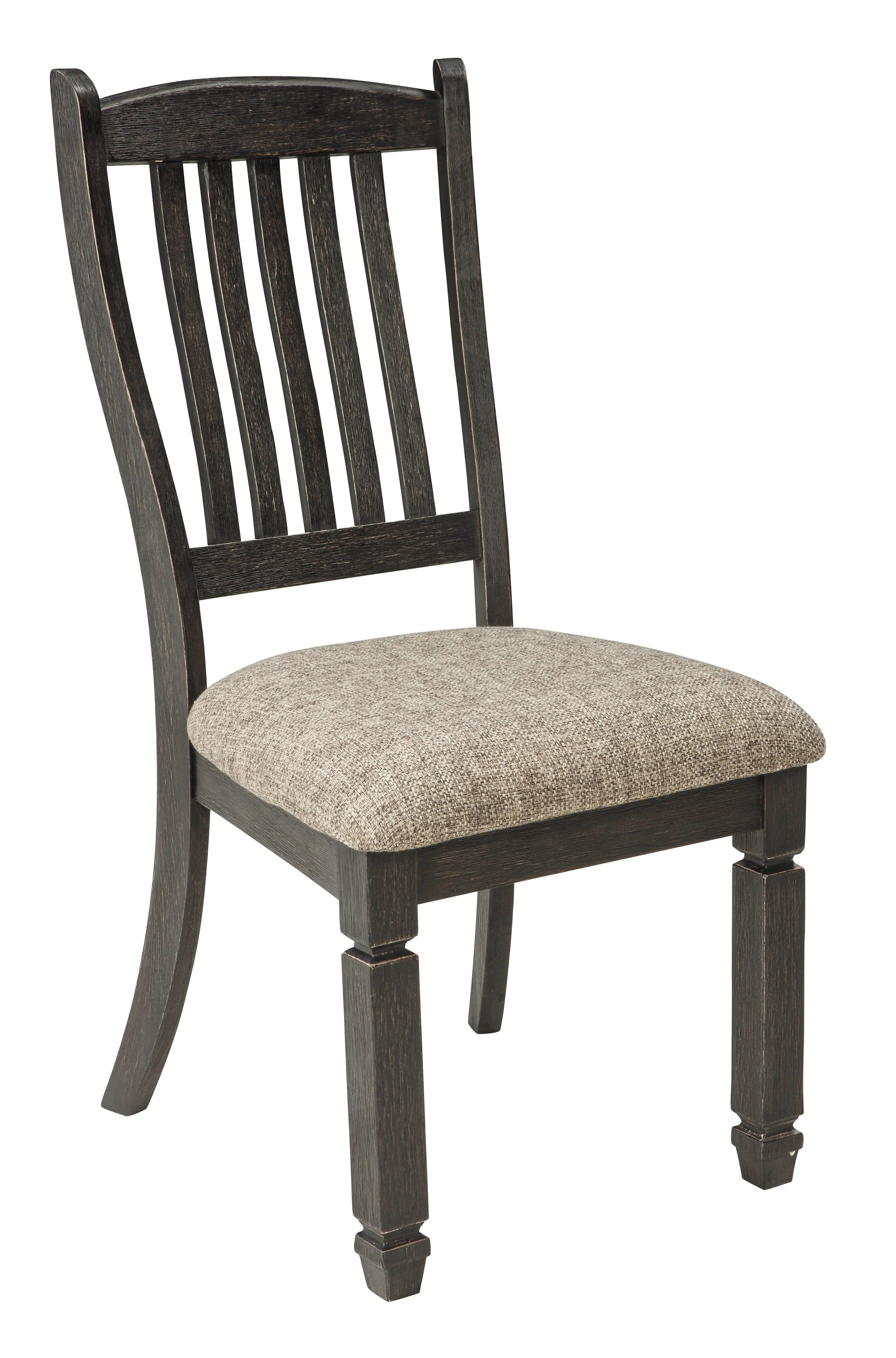 Tyler Black Grayish Brown Creek 2-Piece Dining Room Chair - Image 2