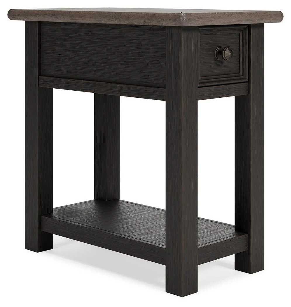 Tyler Grayish Brown Black Creek 2 End Tables - Image 3