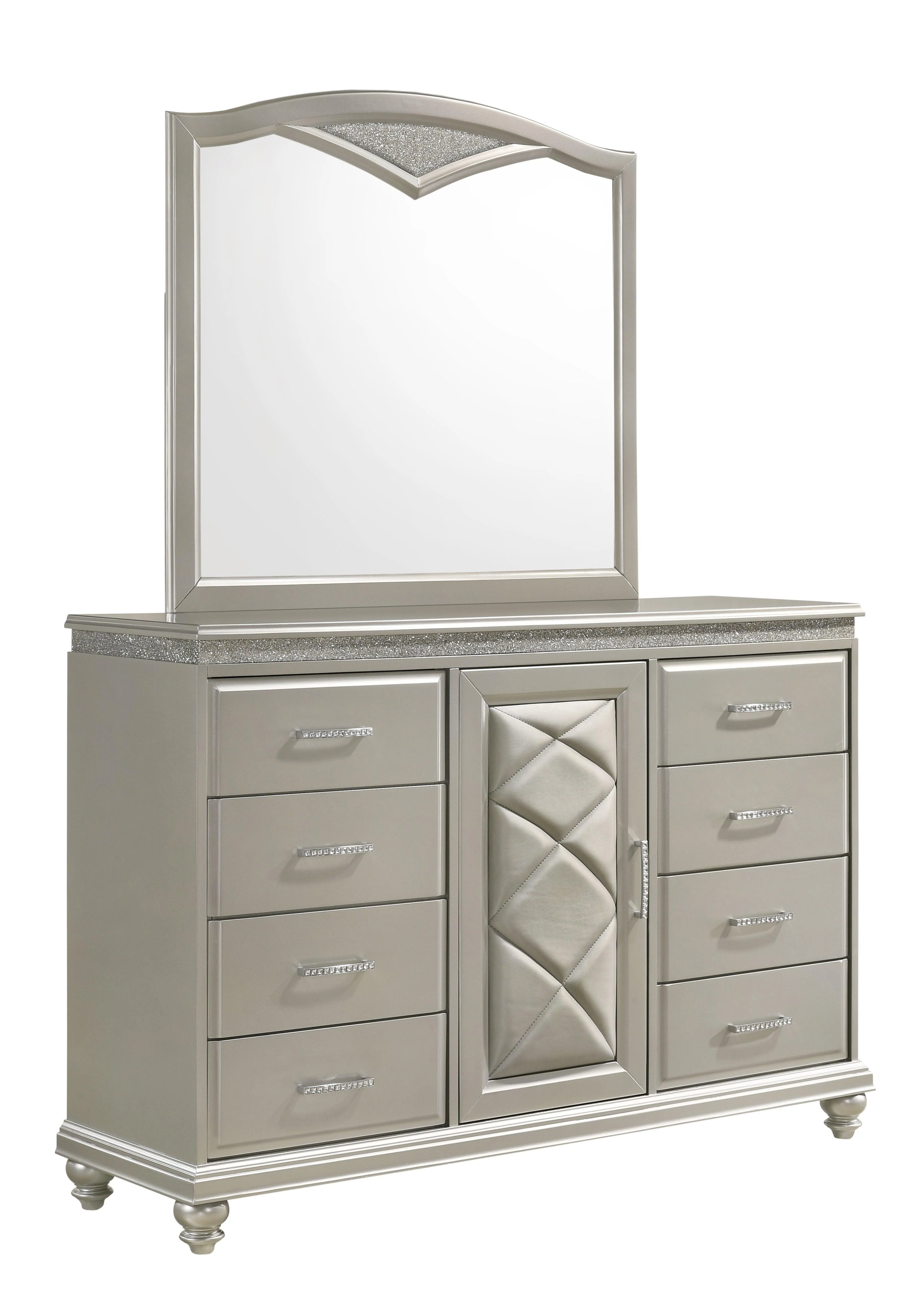 Valiant Nightstand Champagne 2 Drawers - Image 2
