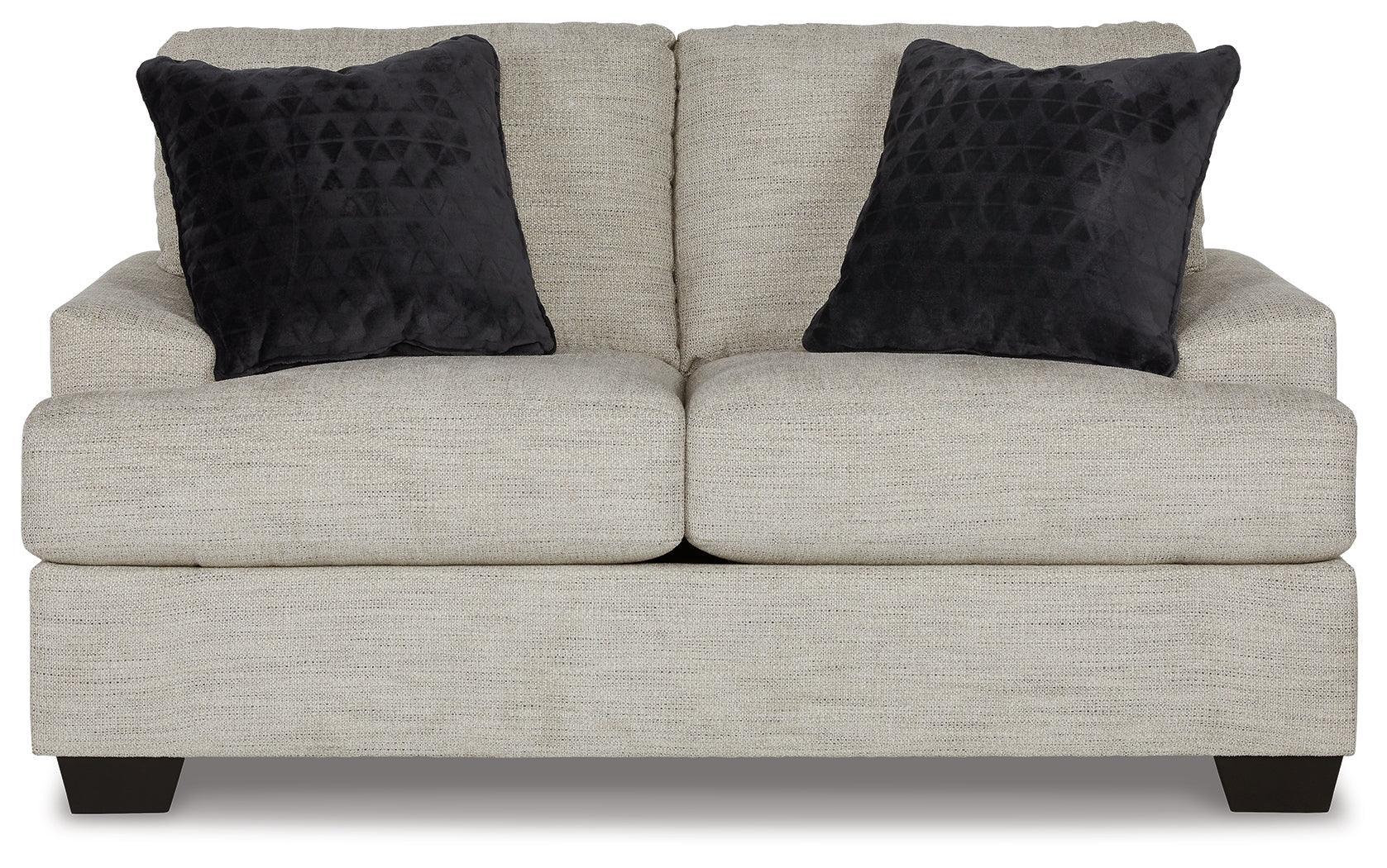 Vayda Pebble Sofa Loveseat Chair And Ottoman - Image 3
