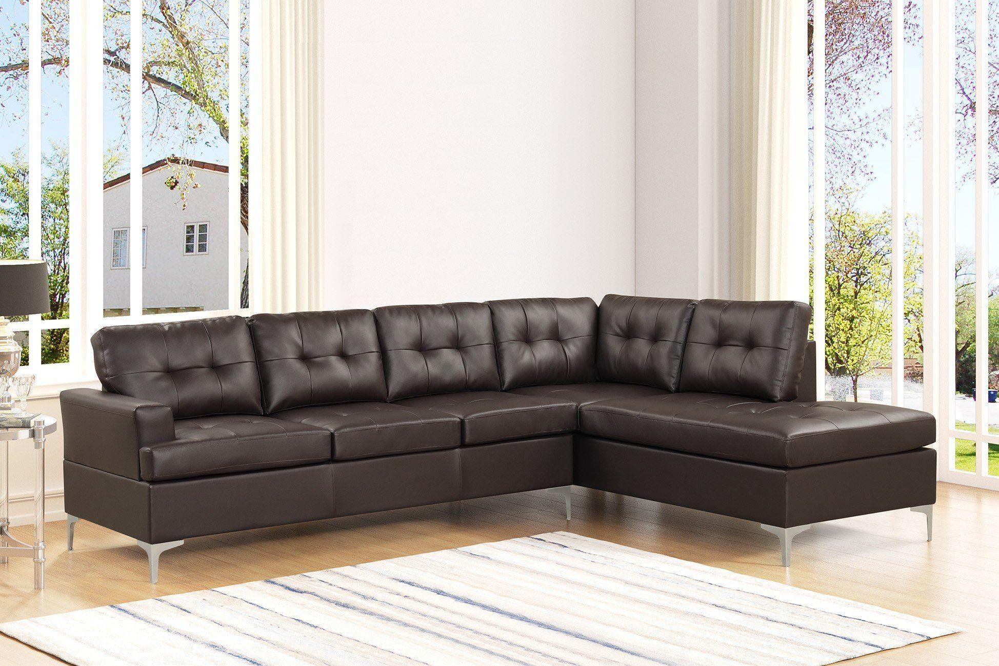 Vintage Espresso Sectional - Image 1