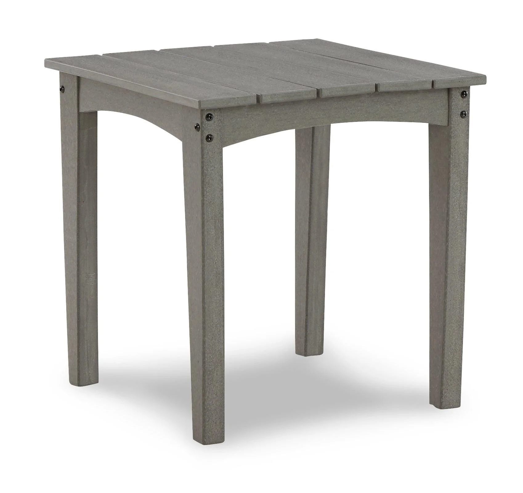 Visola Gray Outdoor Chair With End Table - Image 3