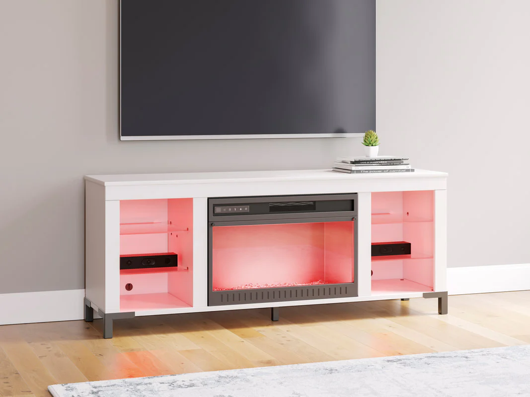 W2722-168 TV Stand w/ Fireplace 59"L LED Lights - Image 1