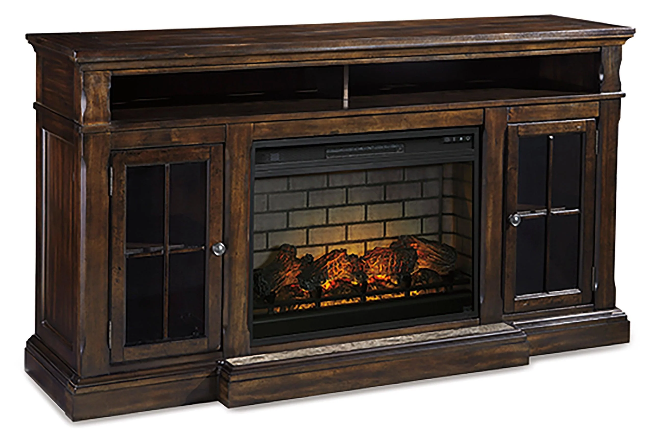 W701-88 TV Stand W fireplace 72"L - Image 2