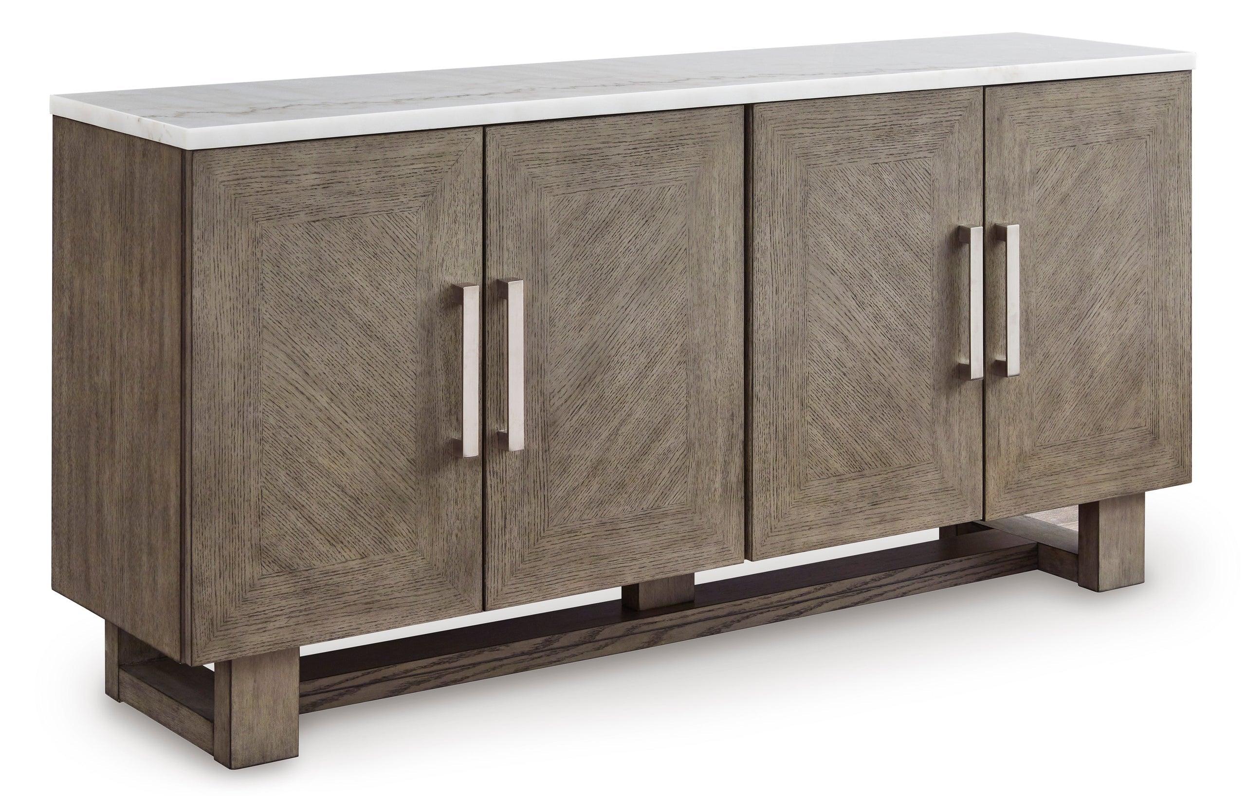 W854-68 TV Stand 68"L Marble Top - Image 3