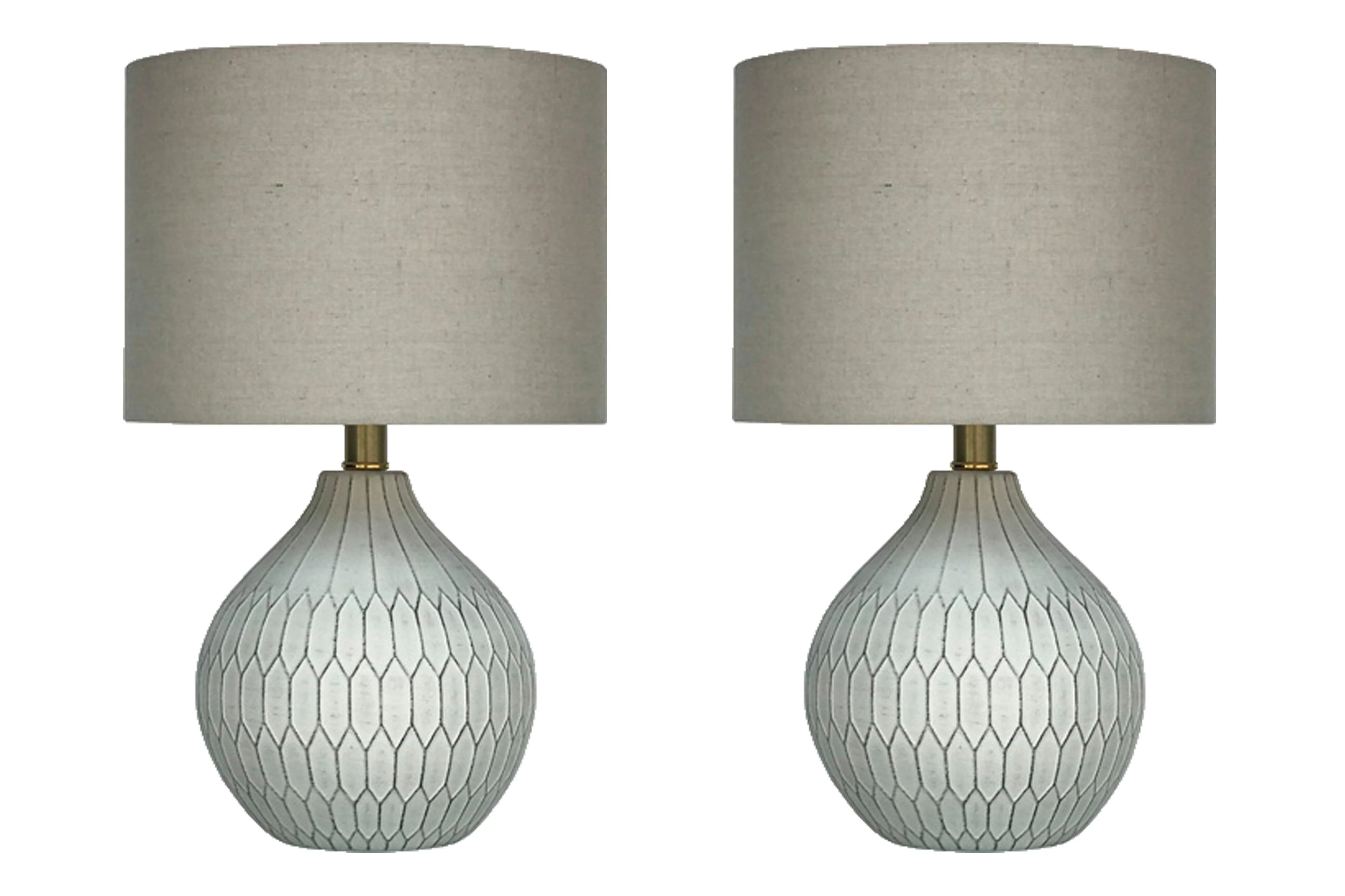 Wardmont White 2-Piece Table Lamp Set - Image 2