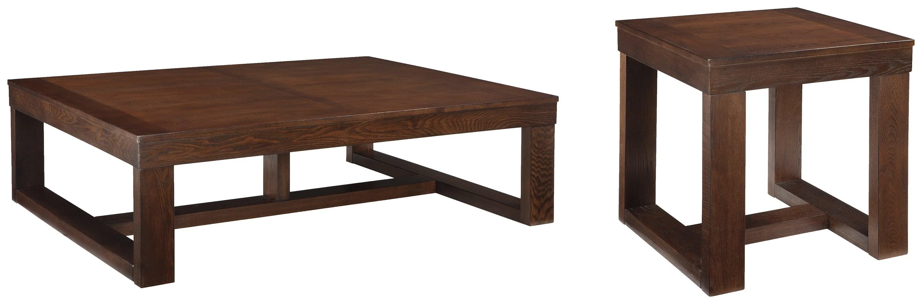 Watson Dark Brown Coffee Table With 1 End - Image 2