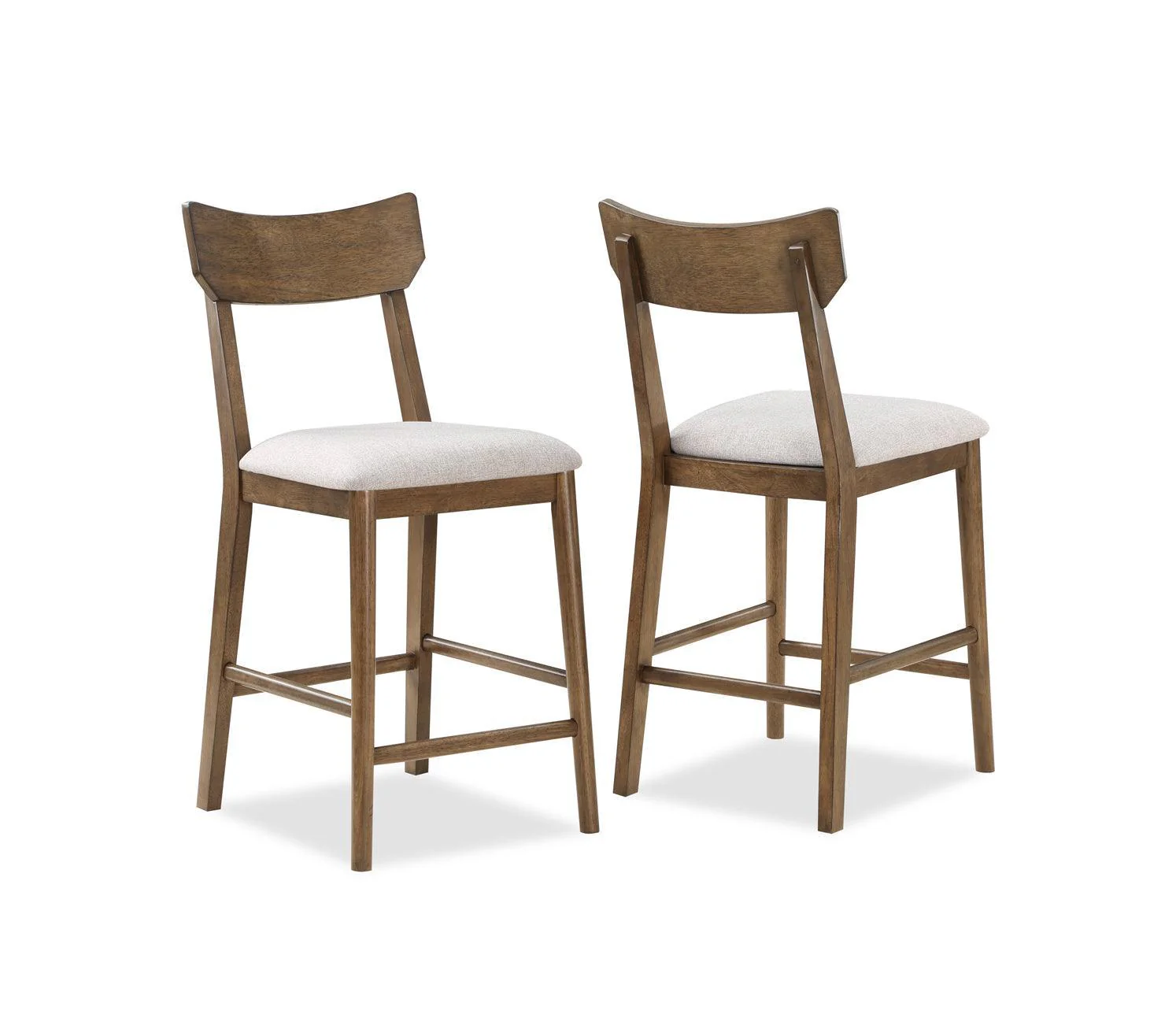 Weldon Brown Fabric Counter Height Set - Image 2