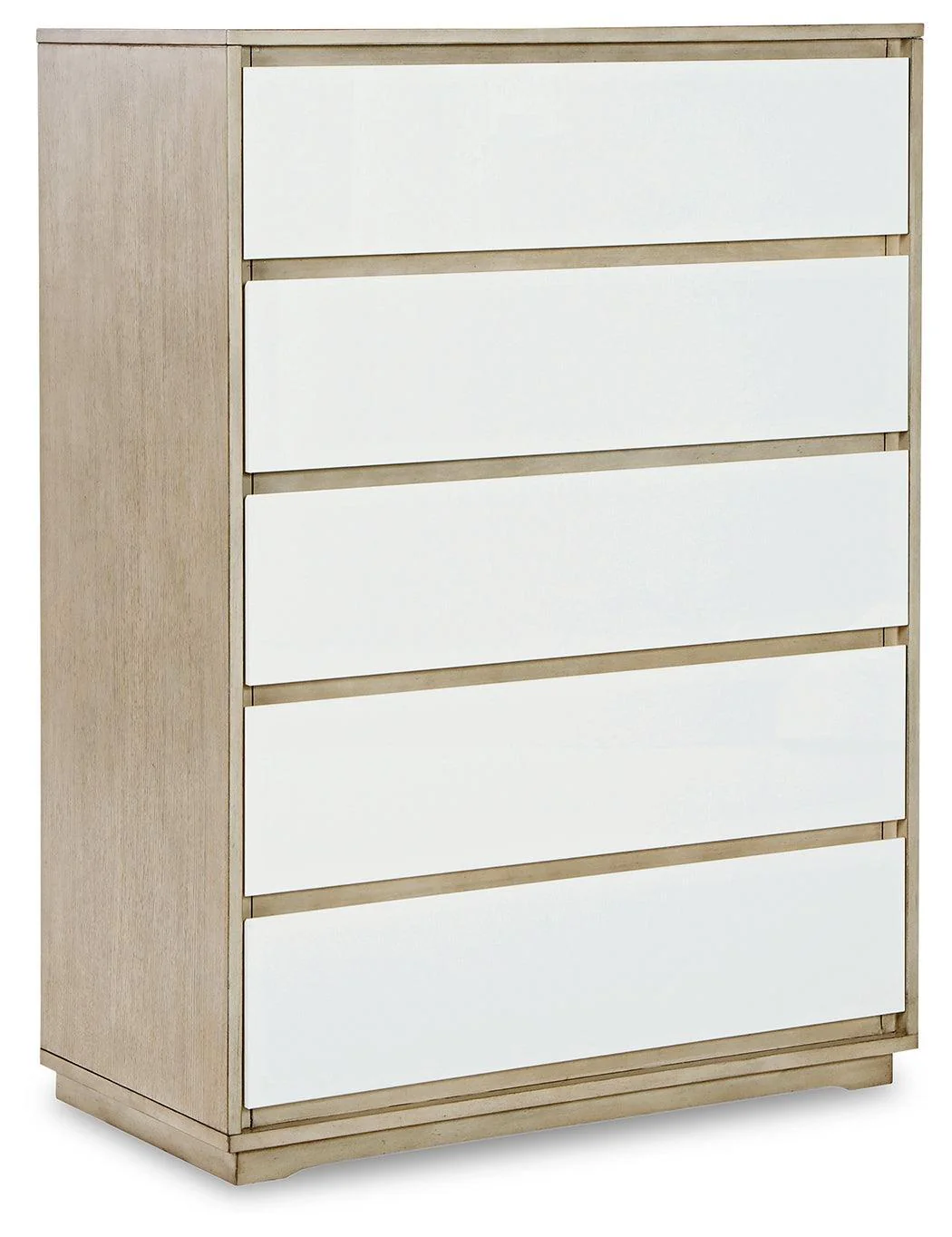 Wendora Bisque White Upholstered Panel Bedroom Set - Image 3
