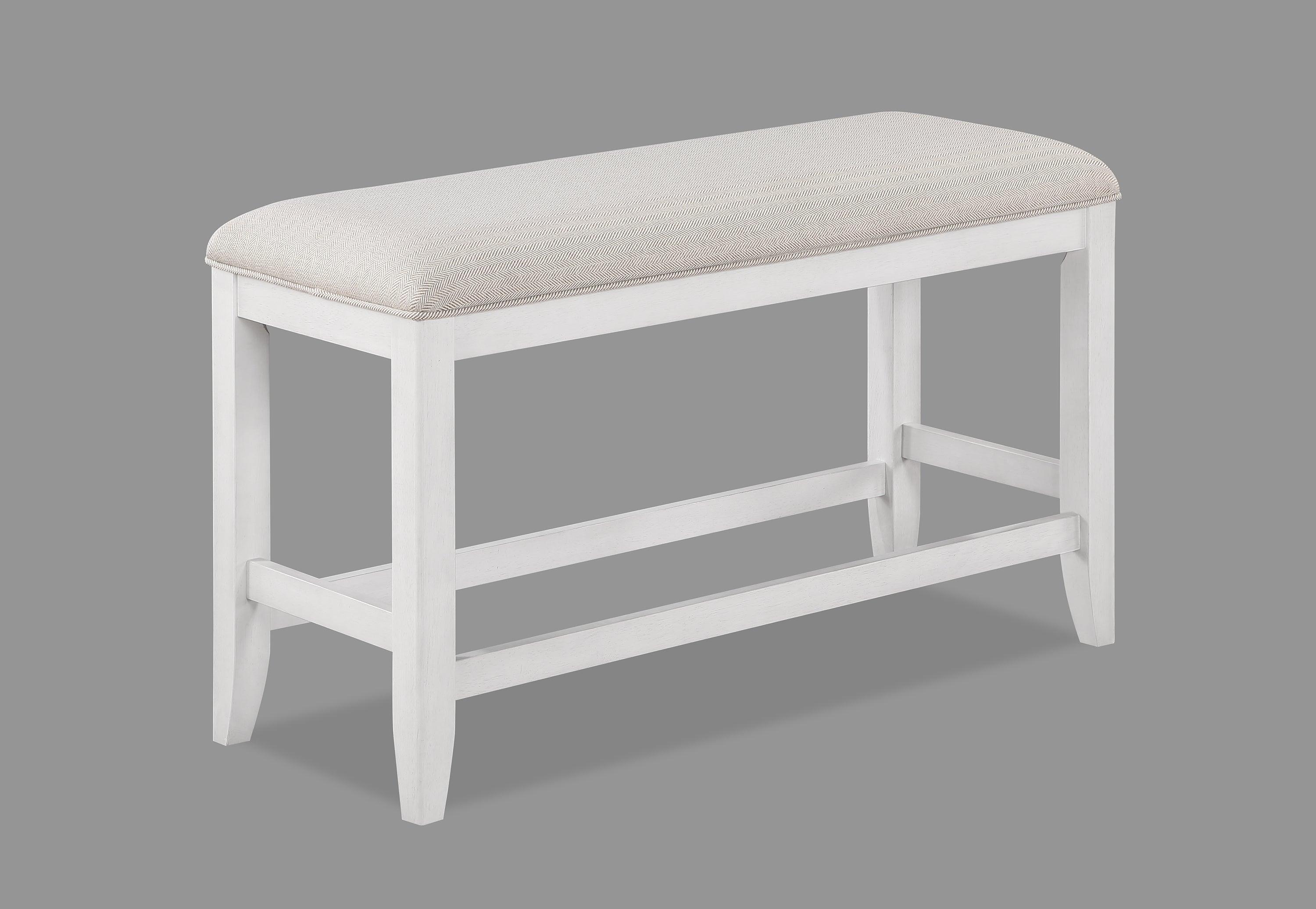 Wendy White Farmhouse Rectangular Counter Height - Image 2