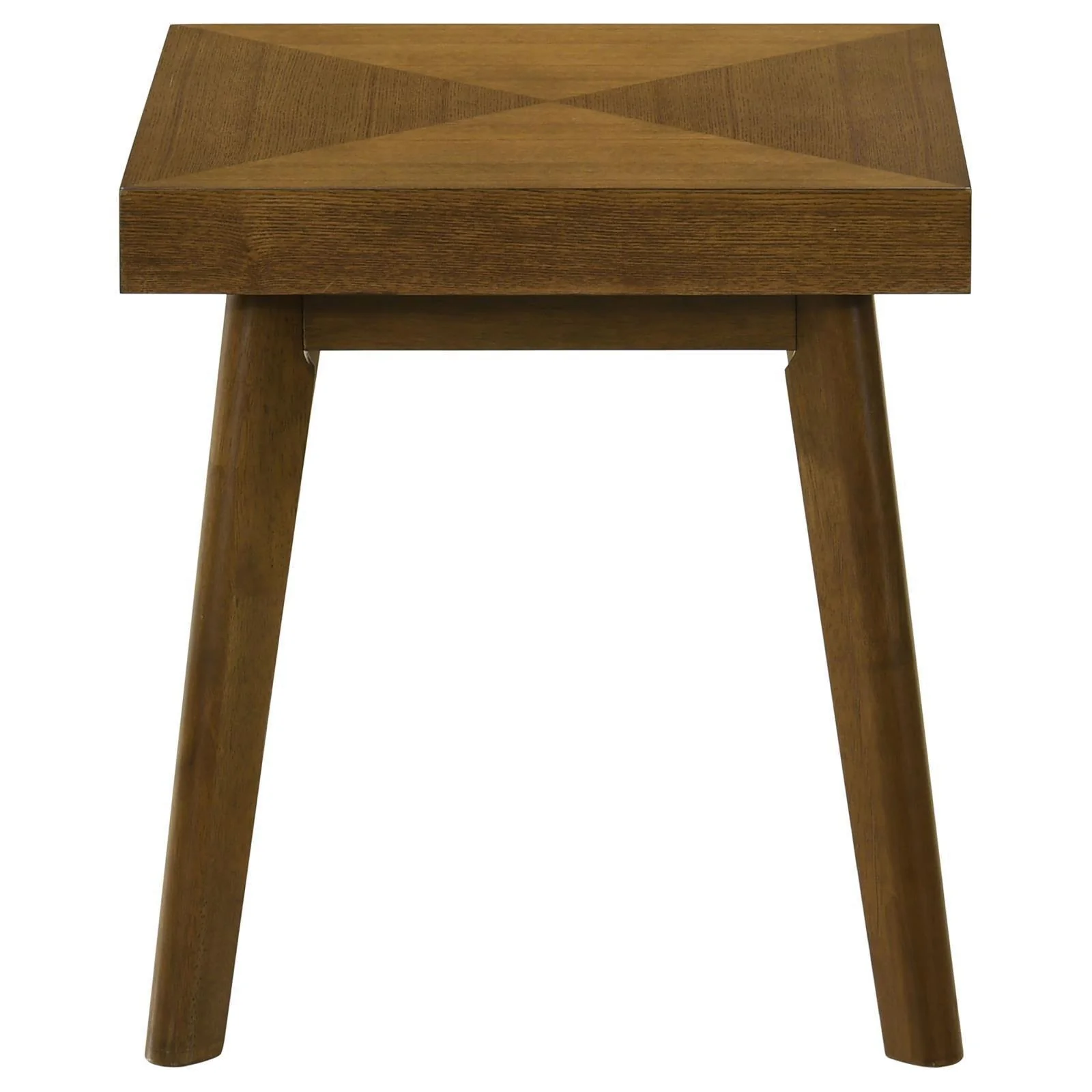 Westerly Square Wood End Table With Diamond Parquet Walnut - Image 3