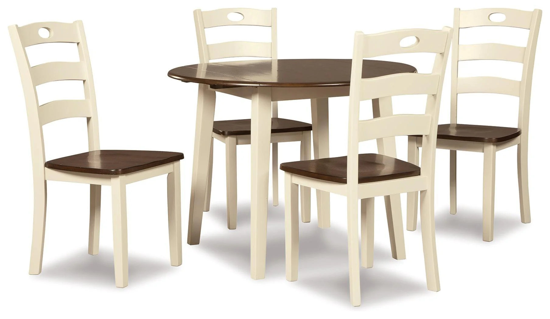Woodanvill Cream Browne Circle Dining Room Set - Image 1