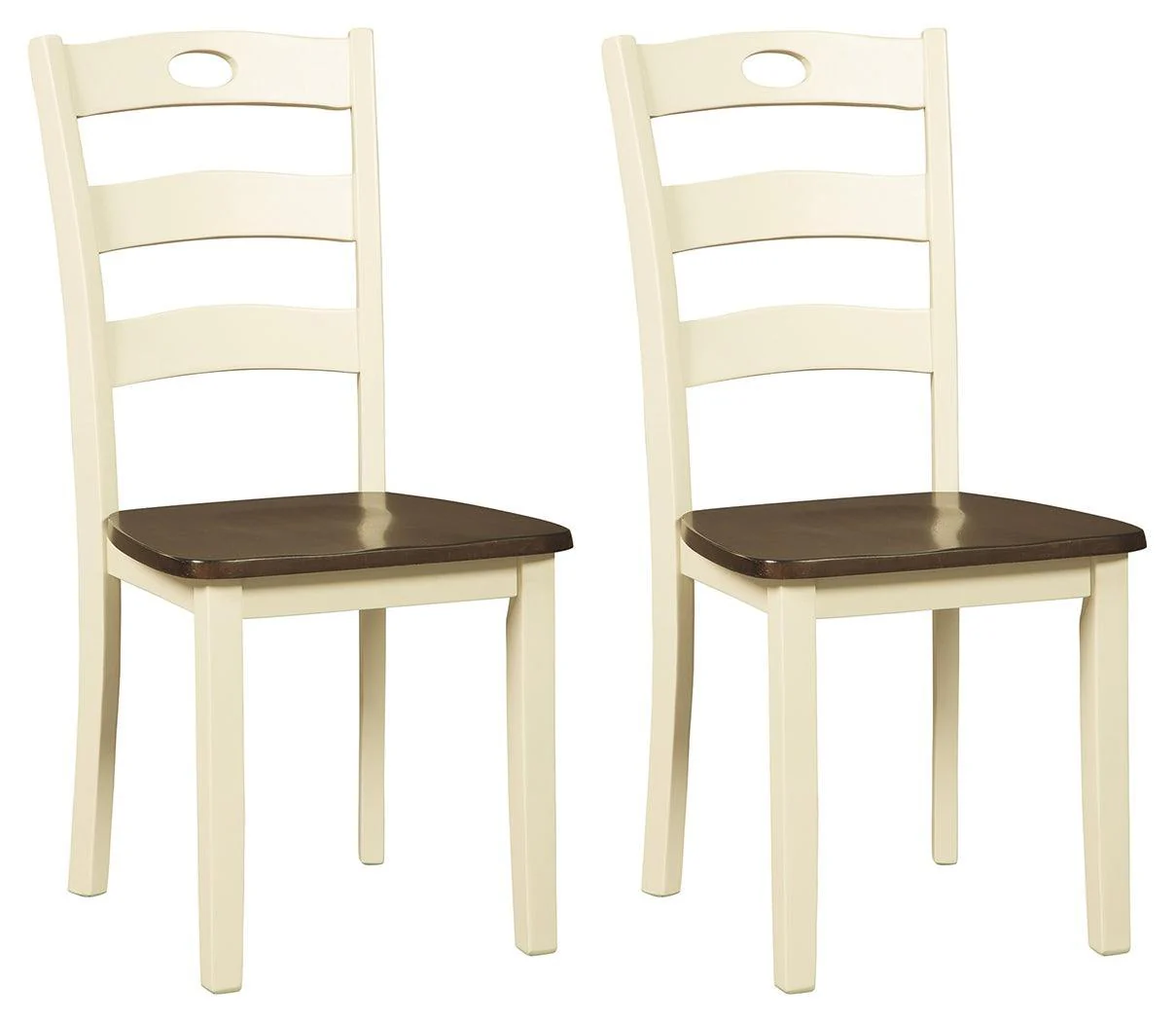 Woodanville Cream Brown 2-Piece Dining Room Chair - Image 2