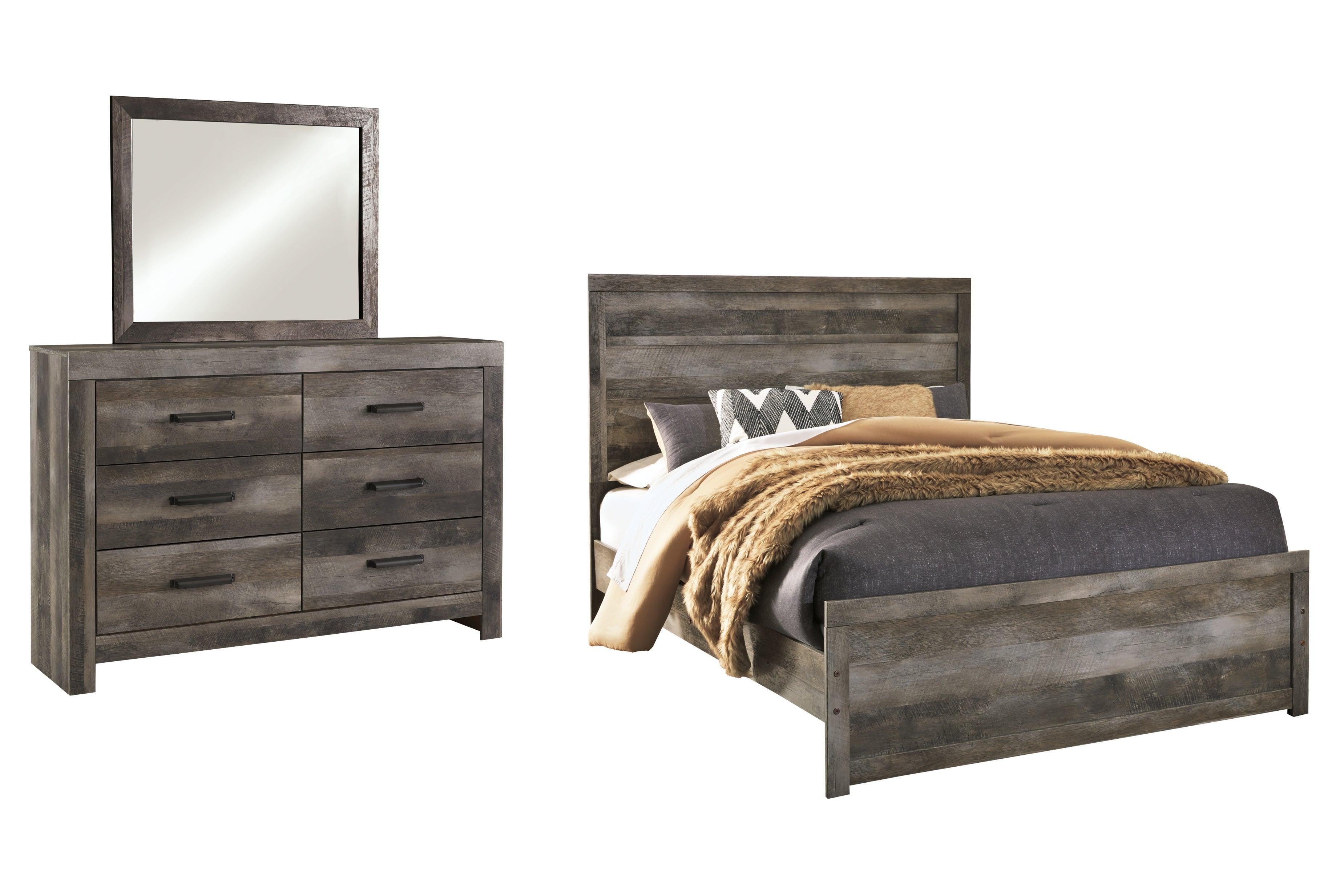 Wynnlow Gray Crossbuck Panel Bedroom Set - Image 2
