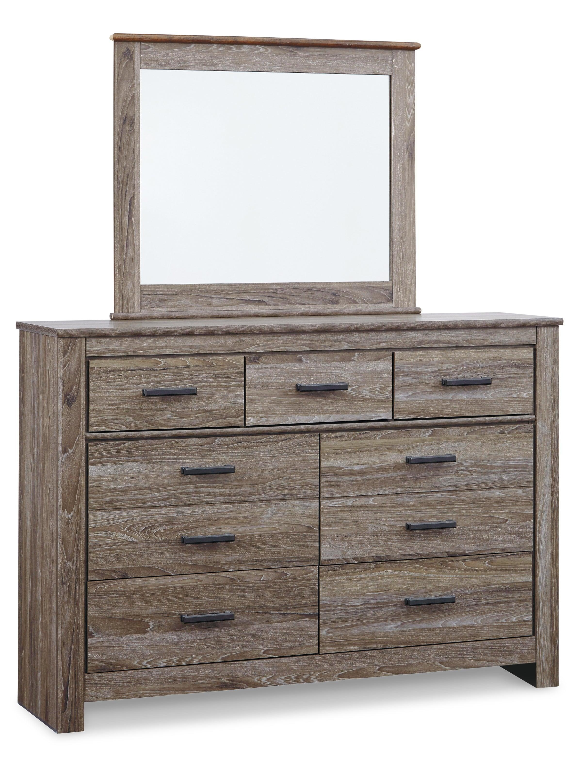 Zelen Warm Gray Panel Bedroom Set - Image 2
