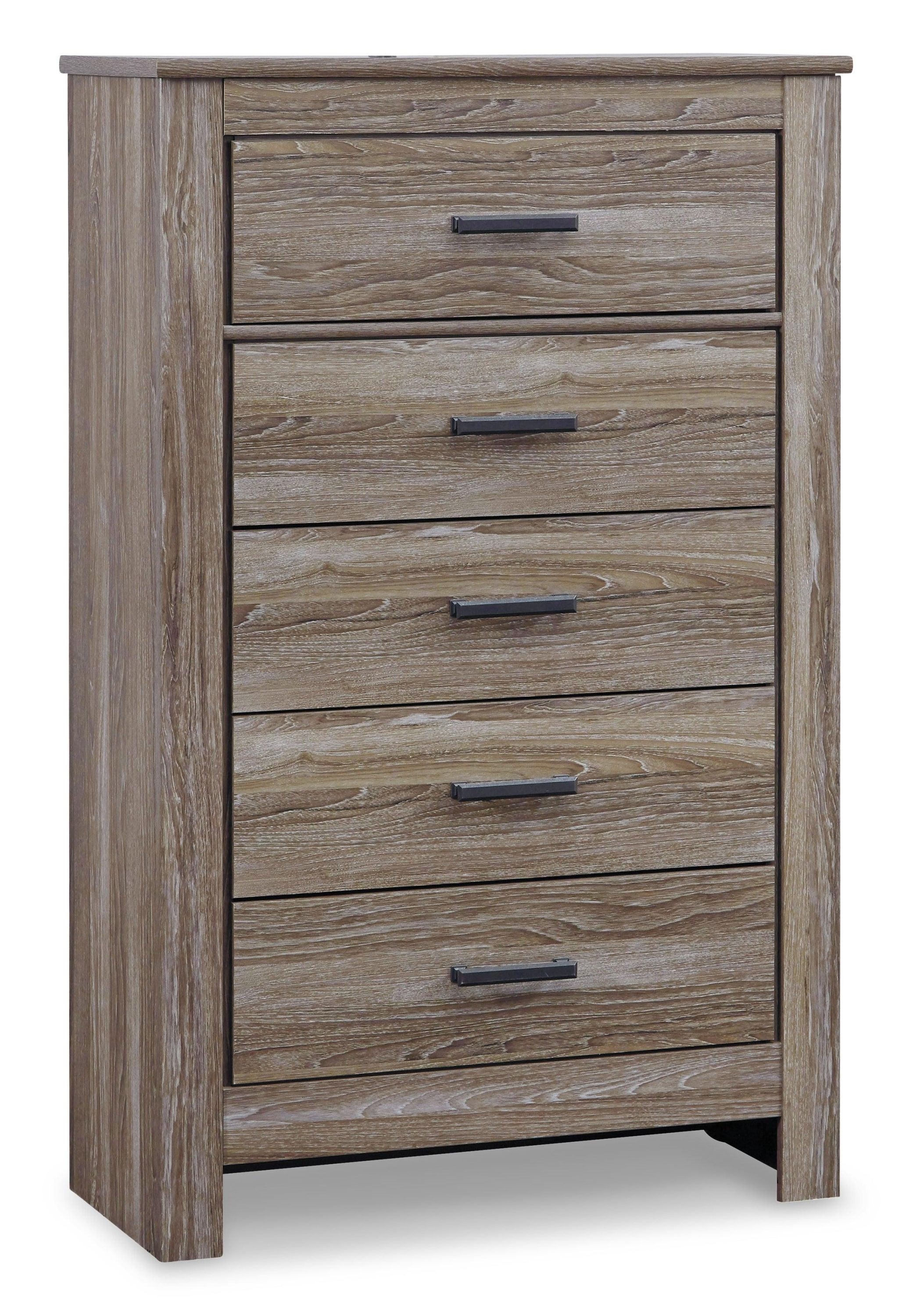 Zelen Warm Gray Panel Bedroom Set - Image 3